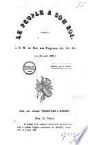 La peuple à son roi. Hommage `a S.M. le roi des Pays-Bas etc. etc. etc