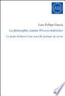 La philosophie comme Wissenschaftslehre