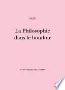La Philosophie dans le boudoir