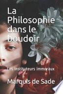 La Philosophie dans le boudoir