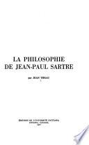 La philosophie de Jean-Paul Sartre