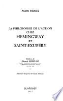 La philosophie de l'action chez Hemingway et Saint-Exupéry