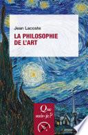 La philosophie de l'art