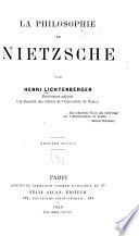 La Philosophie de Nietzsche