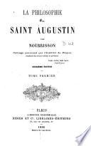 La philosophie de Saint Augustin