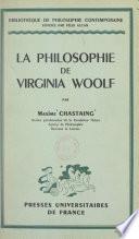 La philosophie de Virginia Woolf
