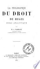 La philosophie du droit de Hegel