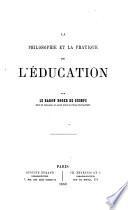La philosophie et la pratique de l'éducation