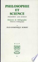 La philosophie et la science