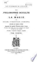 La philosophie occulte ou La magie