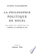 La philosophie politique de Hegel