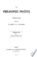 La Philosophie positive