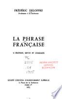 La phrase française
