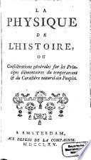 La physique de l'histoire