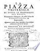La piazza universale di tutte le professioni del mondo