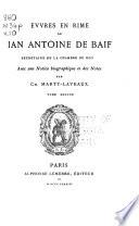 La Pléiade Françoise avec notives biographiques et notes