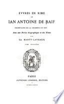 La Pléiade Françoise avec notives biographiques et notes