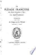 La Pléiade françoise