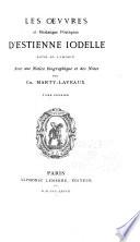 La Pléiade franc̜oise: Baif, Antoine de