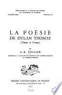 La poésie de Dylan Thomas