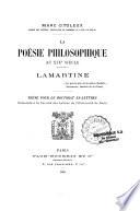 La poésie philosophique au XIXe siècle