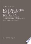 La poétique de Jorge Guillén