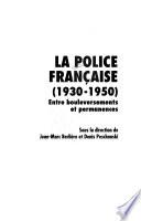 La police française, 1930-1950