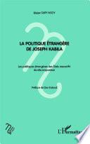 La politique étrangère de Joseph Kabila
