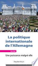 La Politique internationale de l'Allemagne
