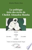 La politique tirée des écrits de Cheikh Ahmadou Bamba