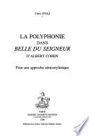 La polyphonie dans Belle du Seigneur d'Albert Cohen