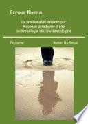 La positionalité excentrique: Nouveau paradigme d’une anthropologie réaliste sans dogme