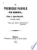 La première parole du cœur