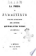 La presa di Samminiato poema giocoso del dottore Ippolito Neri d'Empoli