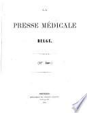 La presse médicale belge