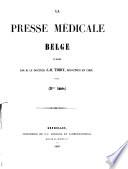 La presse médicale belge