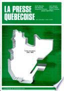 La presse québécoise, des origines à nos jours: 1955-1963
