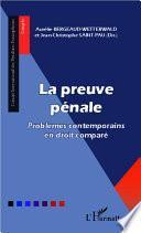 La preuve pénale