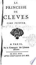 La Princesse de Cleves. Tome premier [-Tome III]