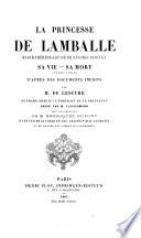 La princesse de Lamballe
