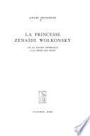 La Princesse Zénaïde Wolkonsky