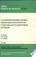 La productivité des petits ruminants dans les stations de recherche de l'Institut des sciences agronomiques du Rwanda
