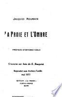 La proie et l'ombre