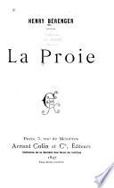 La proie