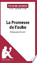 La promesse de l'aube de Romain Gary