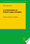 La prononciation du français langue étrangère