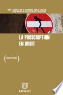 La proscription en droit