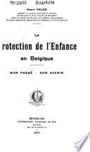 La protection de l'enfance en Belgique