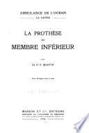 La Prothese du membre inferieur