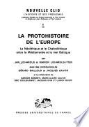 La protohistoire de l'Europe